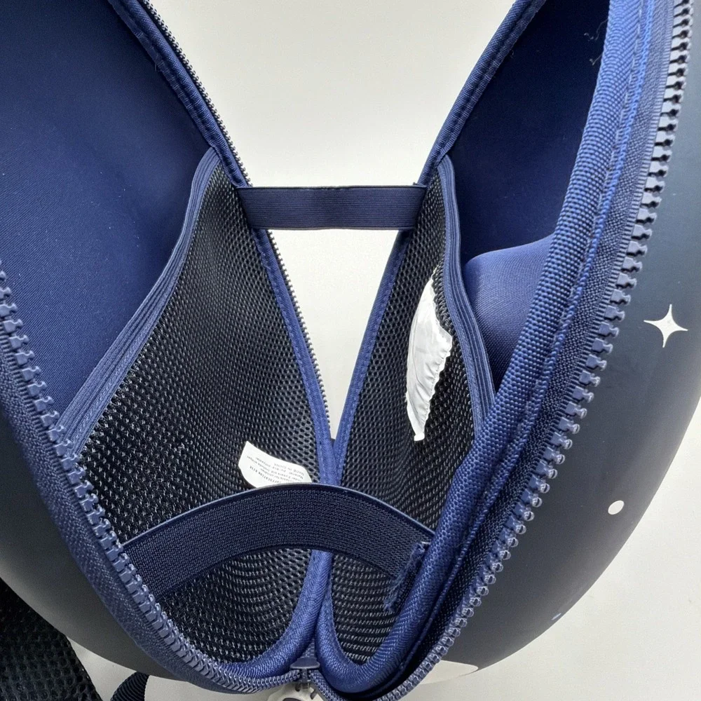 Lokass Hard Shell Backpack Explore the World Circular Kids Backpack Outerspace